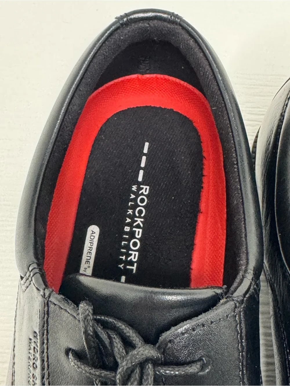 Rockport polished black